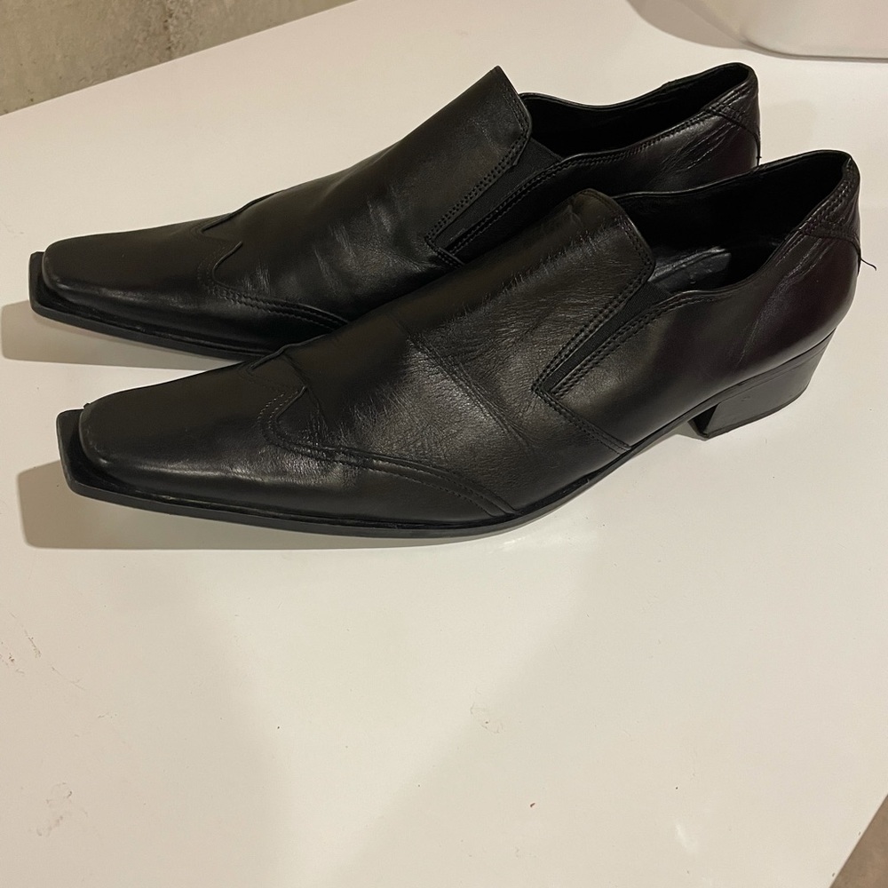 Made in Italy black dressing shoe Vero cuoio
